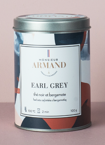 Herbata Monsieur Armand Earl Grey puszka 100g
