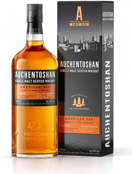 Auchentoshan Single Malt Scotch Whisky American OAK  0,7L 40% w pudełku