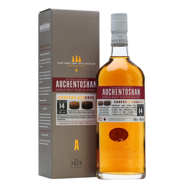 Auchentoshan Single Malt Scotch Whisky Aged 14 Years 0,7L 46% w pudełku